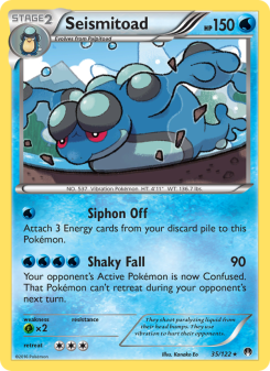 Seismitoad - pokemon TCG Card