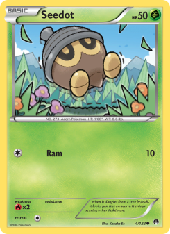 Seedot - pokemon TCG Card