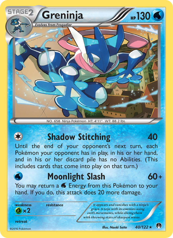 Greninja - Pokémon TCG Card