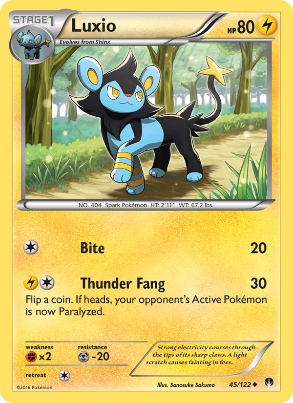 Luxio - Pokémon TCG Card