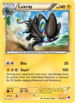 Luxray - pokemon TCG Card