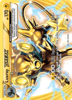 Luxray BREAK - pokemon TCG Card