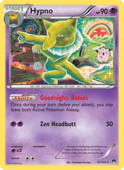 Hypno - pokemon TCG Card