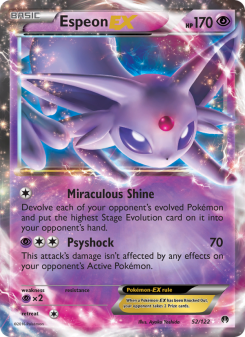 Espeon EX - pokemon TCG Card