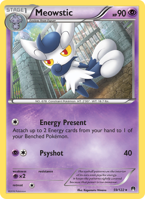 Meowstic - Pokémon TCG Card