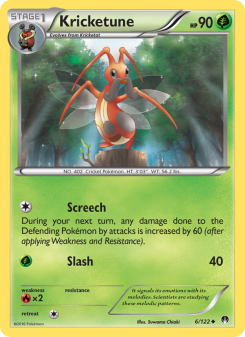 Kricketune - pokemon TCG Card