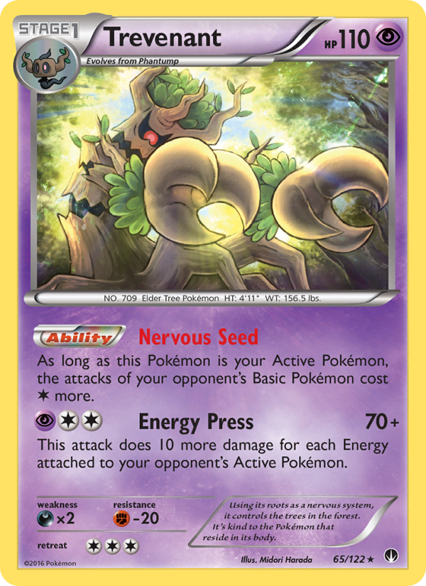 Trevenant - Pokémon TCG Card