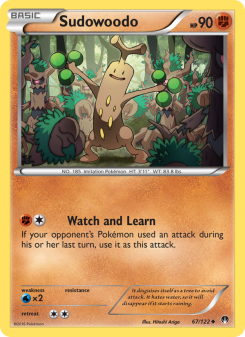 Sudowoodo - pokemon TCG Card