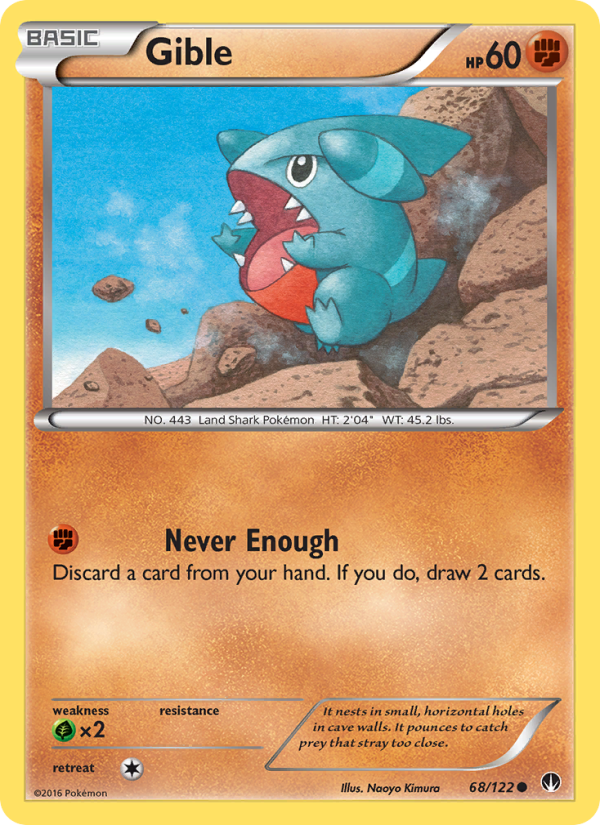 Gible - Pokémon TCG Card