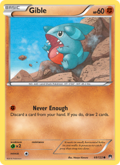 Gible - pokemon TCG Card