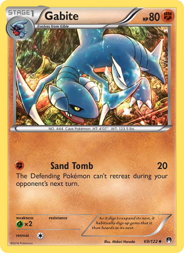 Gabite - Pokémon TCG Card