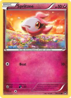 Spritzee - pokemon TCG Card