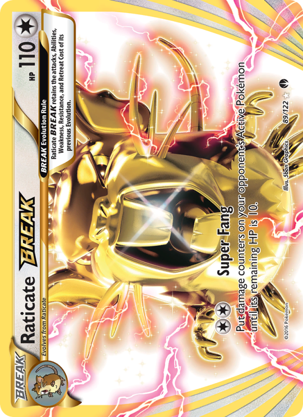 Raticate BREAK - Pokémon TCG Card