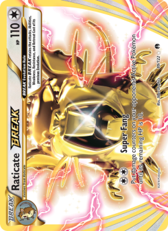 Raticate BREAK - pokemon TCG Card