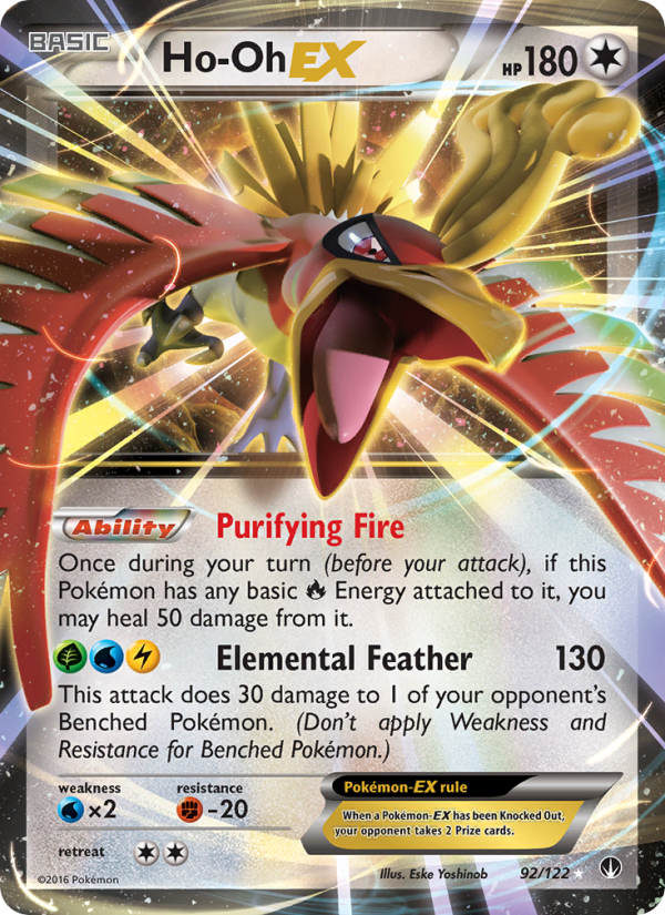 Ho-Oh EX - Pokémon TCG Card