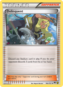 Delinquent - pokemon TCG Card