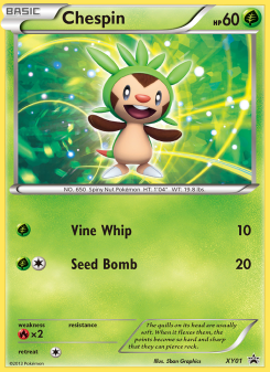 Chespin - pokemon TCG Card