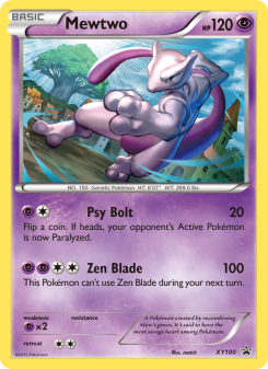 Mewtwo - pokemon TCG Card