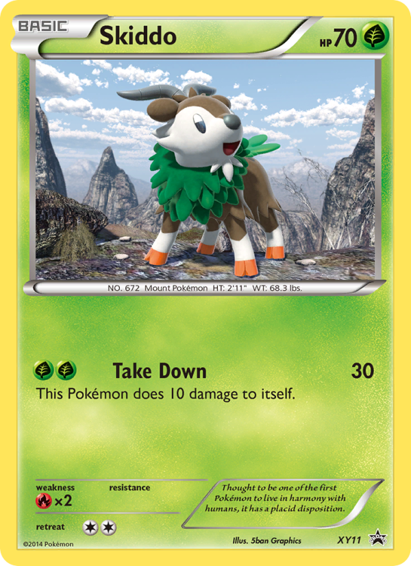 Skiddo - Pokémon TCG Card