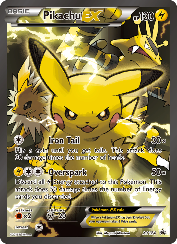 Pikachu EX - Pokémon TCG Card