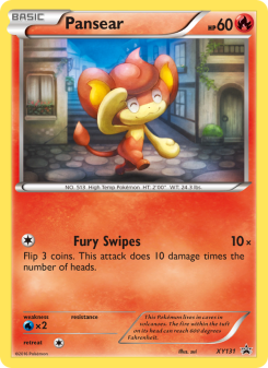 Pansear - pokemon TCG Card