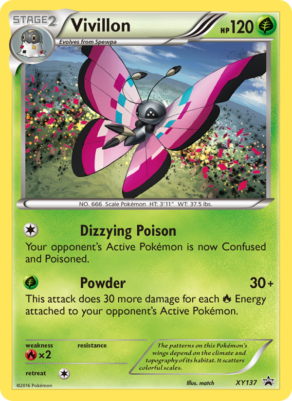 Vivillon - Pokémon TCG Card