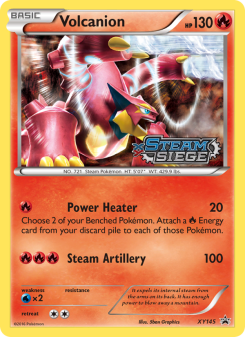 Volcanion - pokemon TCG Card