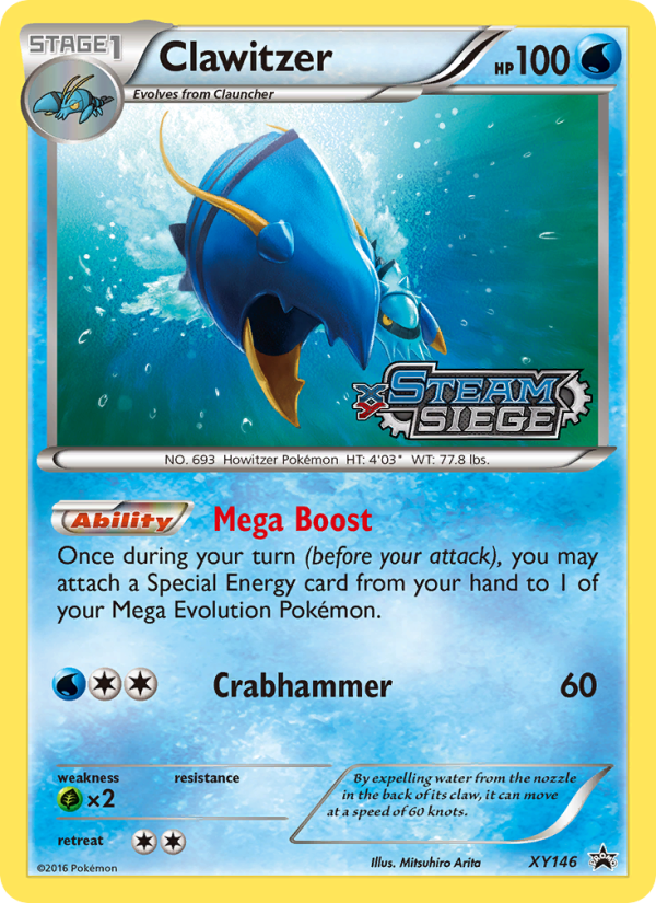Clawitzer - Pokémon TCG Card