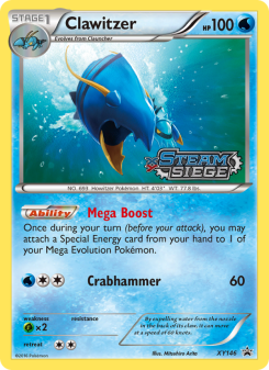 Clawitzer - pokemon TCG Card