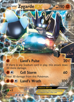 Zygarde EX - pokemon TCG Card