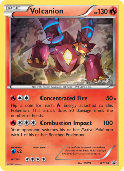 Volcanion - pokemon TCG Card