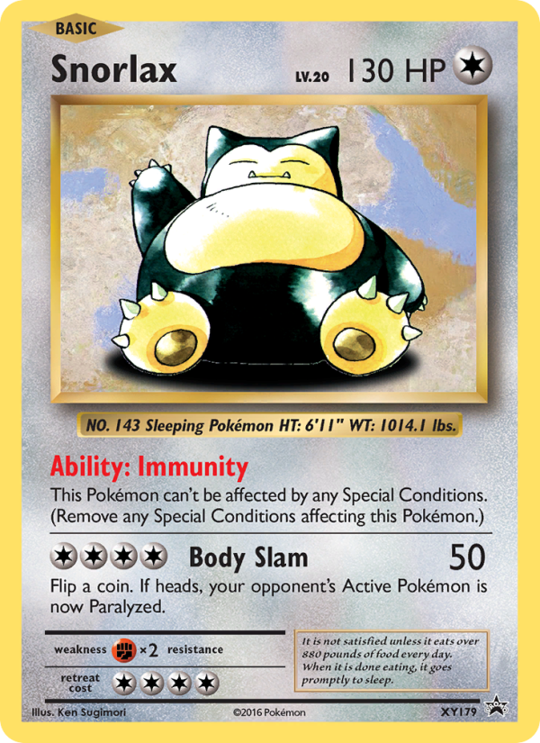 Snorlax - Pokémon TCG Card