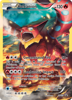 Volcanion - pokemon TCG Card