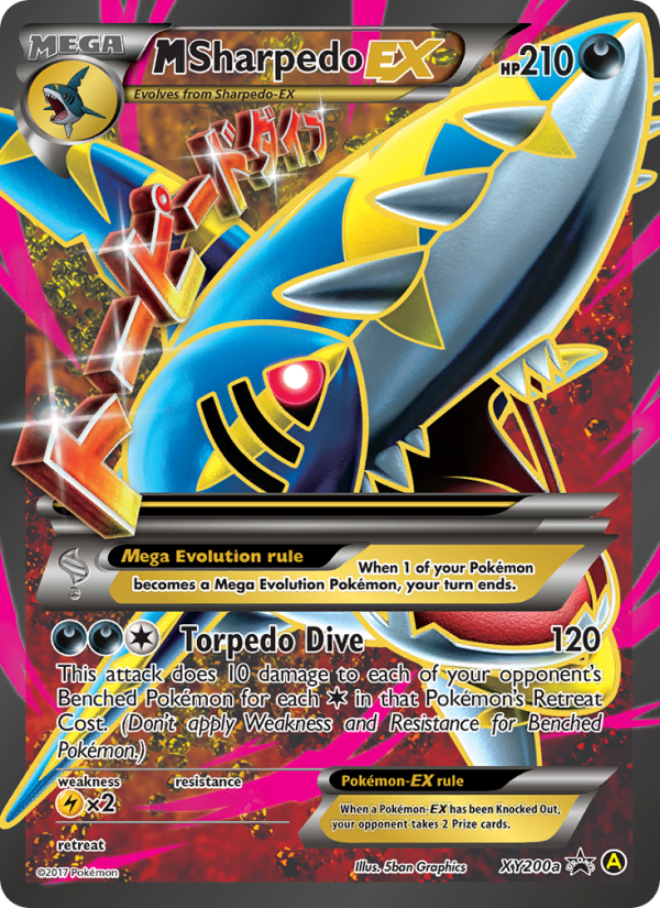 M Sharpedo-EX - Pokémon TCG Card