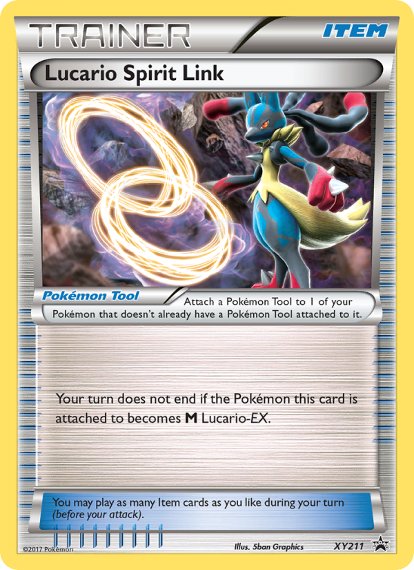 Lucario Spirit Link - Pokémon TCG Card
