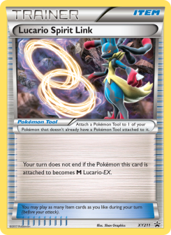 Lucario Spirit Link - pokemon TCG Card
