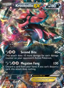 Krookodile EX - pokemon TCG Card