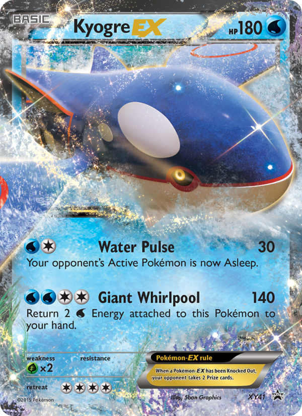 Kyogre EX - Pokémon TCG Card