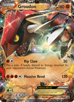 Groudon EX - pokemon TCG Card