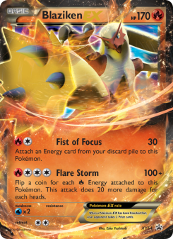 Blaziken EX - pokemon TCG Card