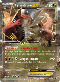 Tyrantrum EX - pokemon TCG Card