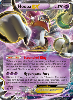 Hoopa EX - pokemon TCG Card