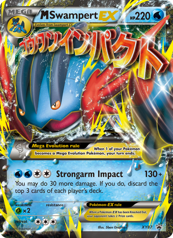 M Swampert EX - Pokémon TCG Card