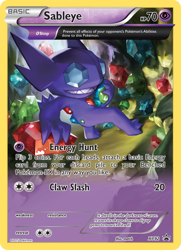 Sableye - Pokémon TCG Card