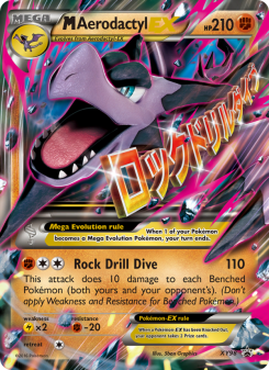 M Aerodactyl EX - pokemon TCG Card